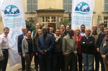 Les panelistes d'Initiatives pour l'Avenir des Grands Fleuves lors de la troisième session IAGF à Avignon, du 11 au 14 octobre 2016.