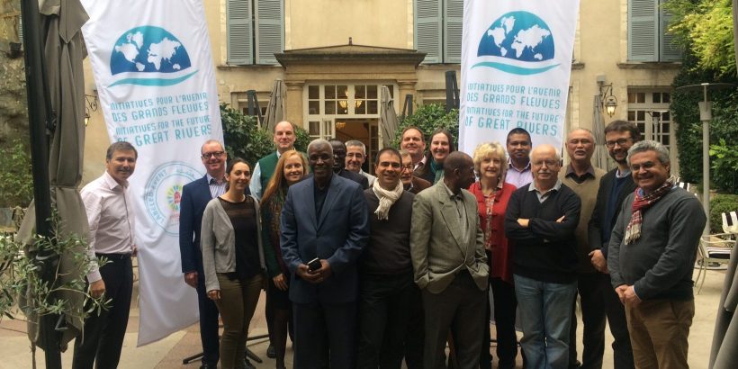 Les panelistes d'Initiatives pour l'Avenir des Grands Fleuves lors de la troisième session IAGF à Avignon, du 11 au 14 octobre 2016, sur le thème des deltas.